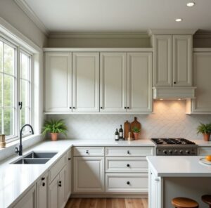 Kitchen cabinet painting and Cabinet refinishing Denver