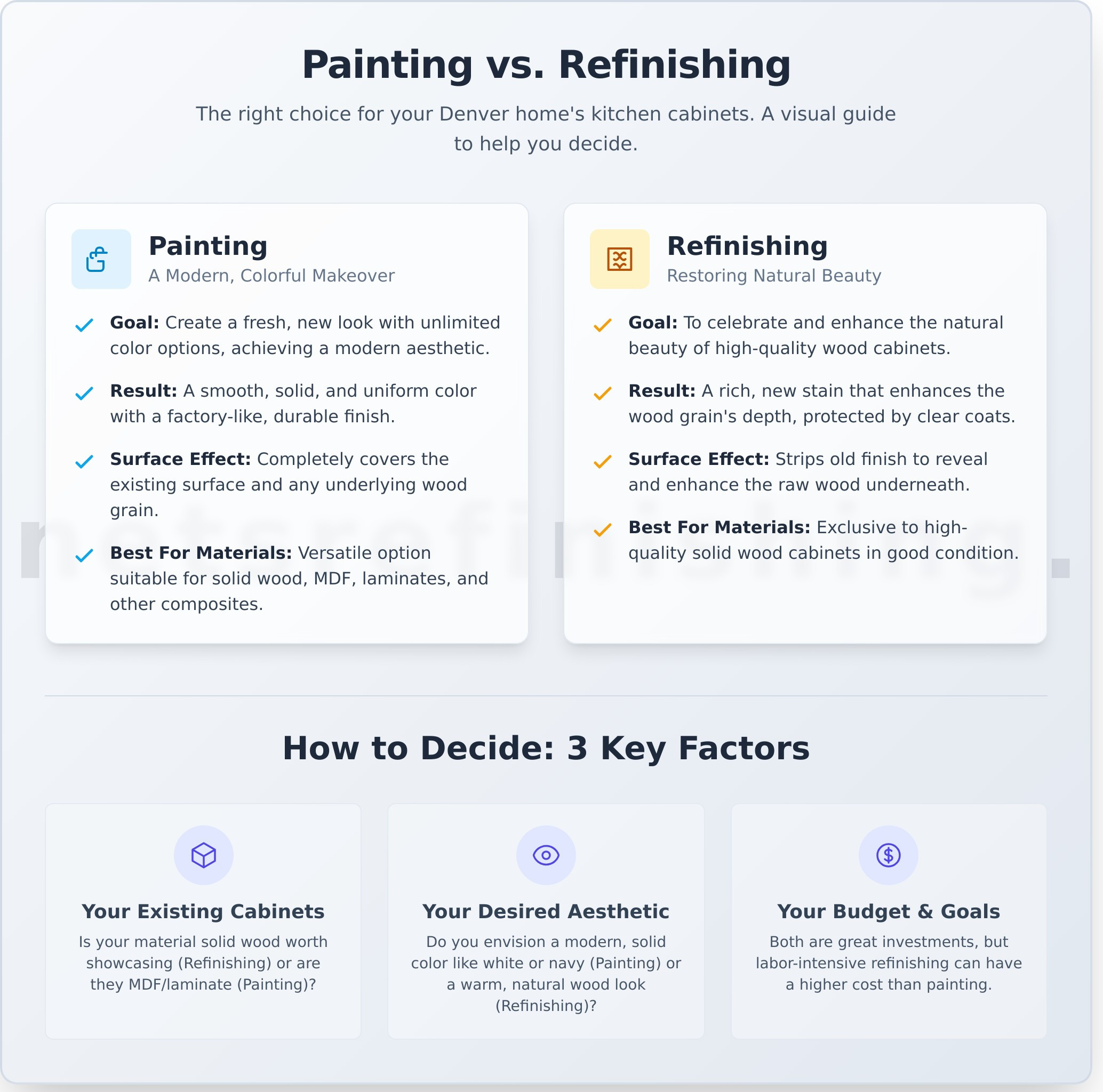 Cabinet Painting and Refinishing Denver: The Ultimate Guide