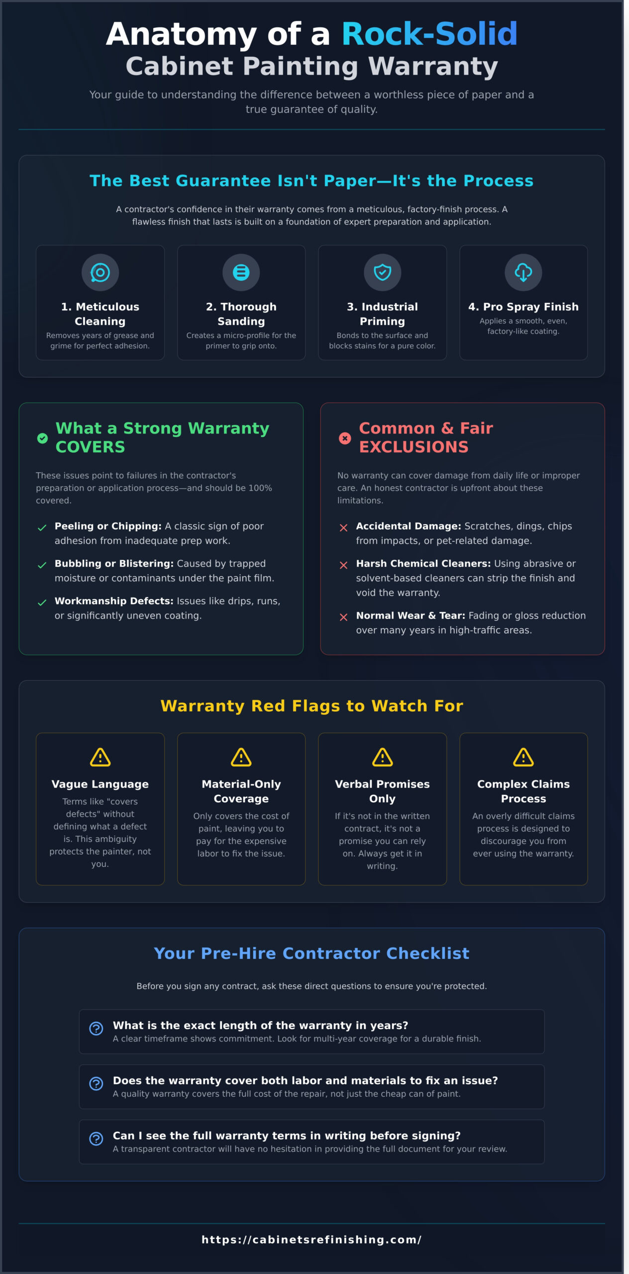 Cabinet Painting Warranty in Denver: What to Demand Before You Hire