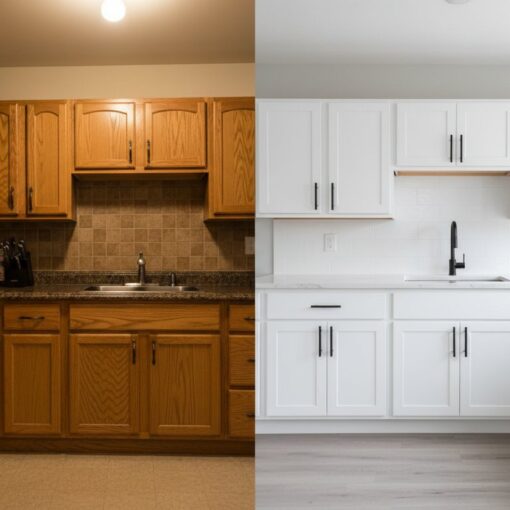 See the Stunning Difference: Real Refinished Cabinets Before and After