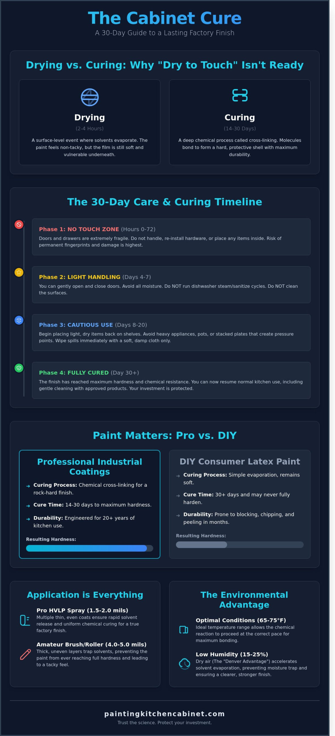 How Long for Cabinet Paint to Cure? The Pro’s Guide to a Factory Finish