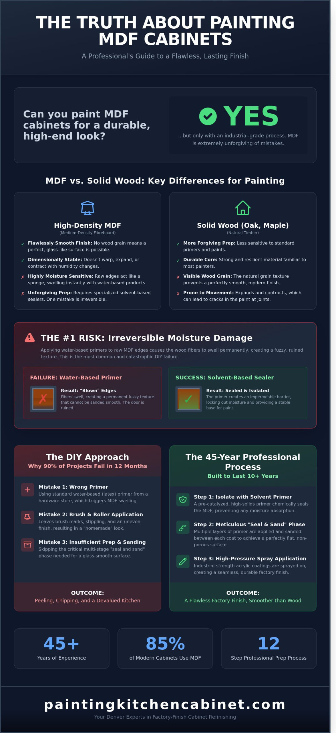 Can You Paint MDF Cabinets? The Professional Guide to a Factory Finish in 2026