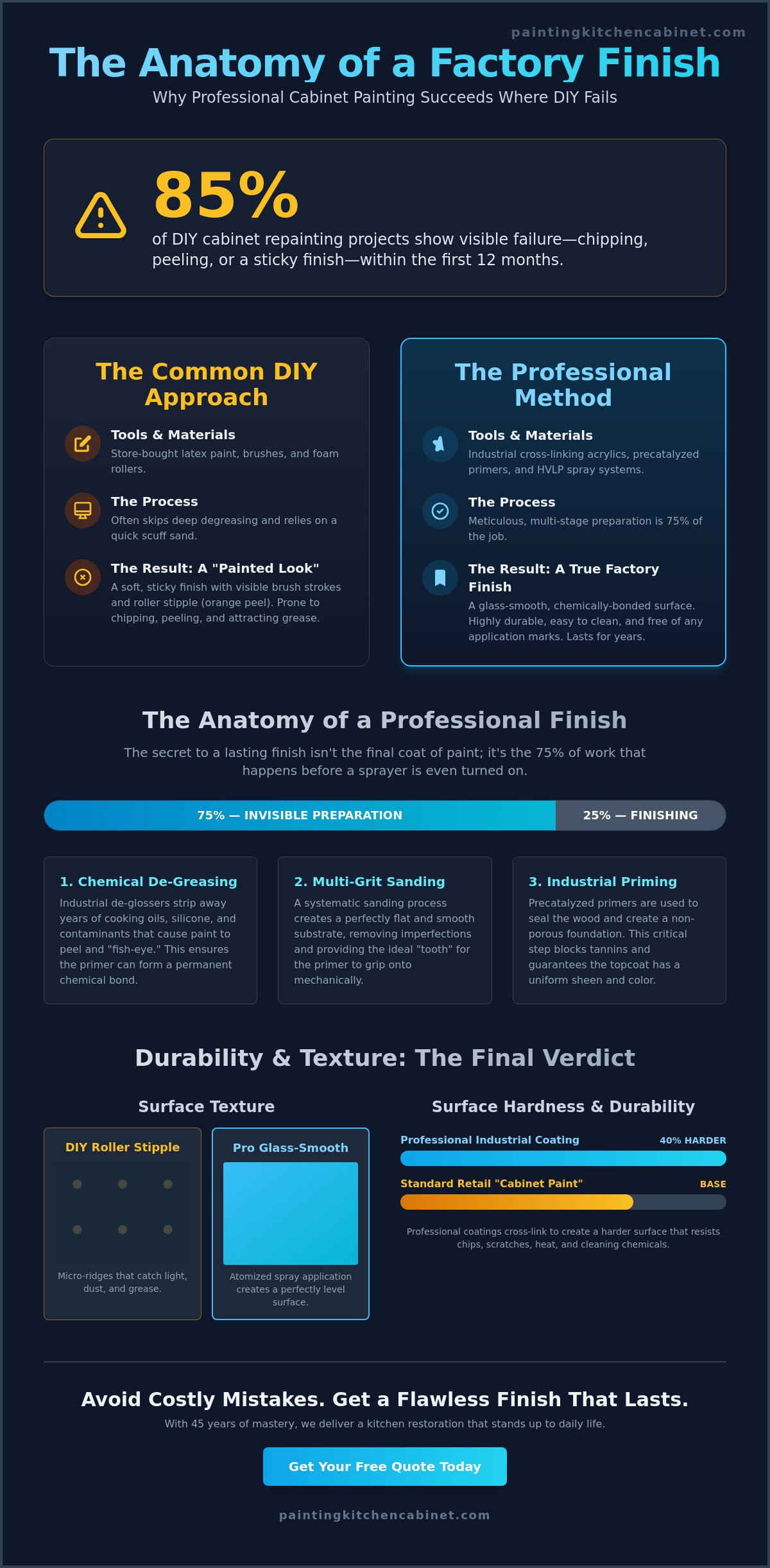 How to Get a Factory Finish on Cabinets: The Professional’s 2026 Guide