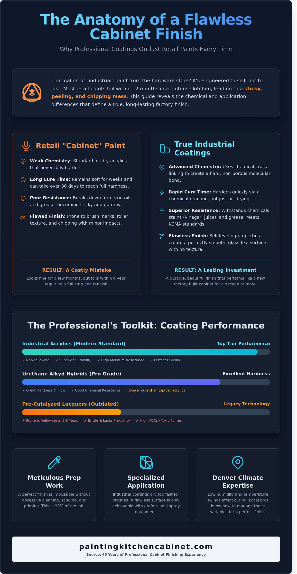 Industrial Strength Paint for Cabinets: DIY Labels vs. Professional Grade