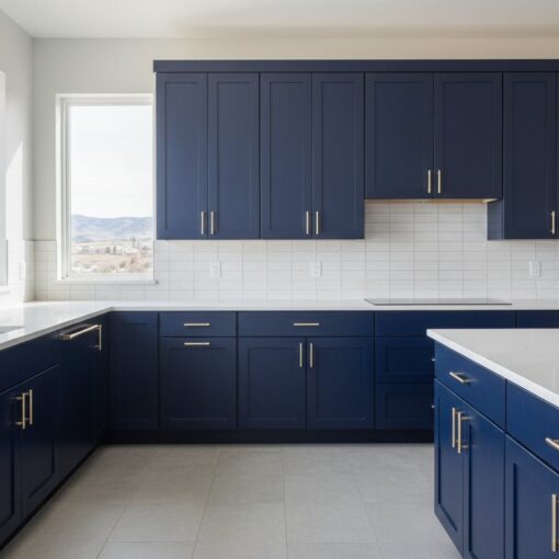 Navy Blue Kitchen Cabinet Painters: How to Get a Flawless Factory Finish