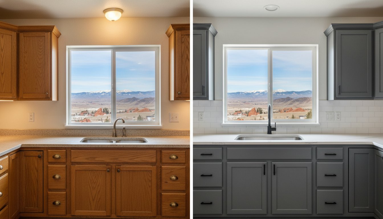 Professional Cabinet Painting in Castle Rock, CO: The Specialist’s Guide to a Factory Finish