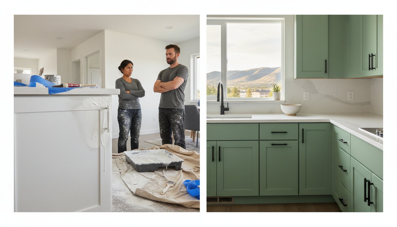 Should I Paint My Cabinets Myself? The Honest Truth About DIY vs. Professional Refinishing