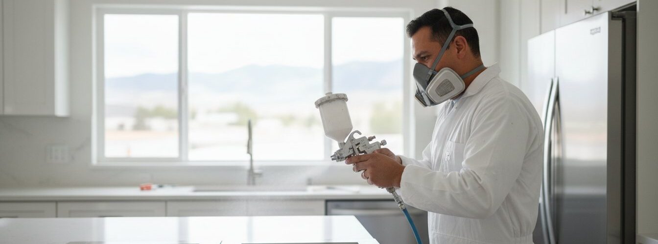 The Top Benefits of Spray Painting Cabinets for a Factory Finish