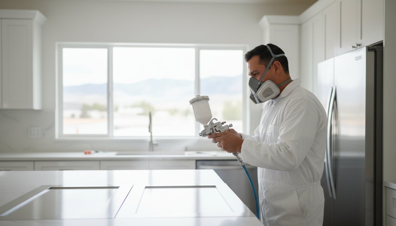 The Top Benefits of Spray Painting Cabinets for a Factory Finish