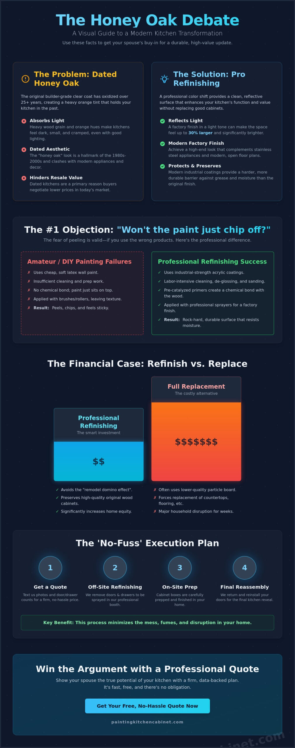 Convincing Your Spouse to Paint Oak Cabinets: The Pro’s Guide to Winning the Argument