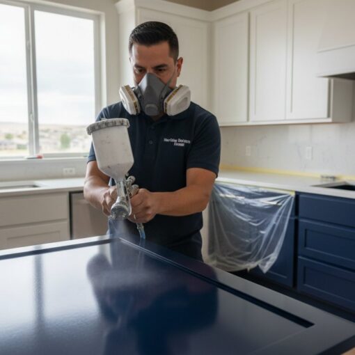 Professional Cabinet Painters in Highlands Ranch: Achieving a Factory Finish