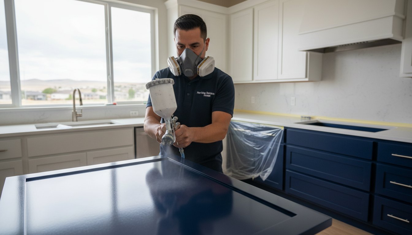 Professional Cabinet Painters in Highlands Ranch: Achieving a Factory Finish